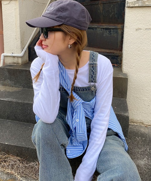 PICHI(ピイチ)の「ソフトストレッチロンTee(Tシャツ/カットソー・レディース・ブラック/グレー/オートミール/ホワイト/チャコール・FREE)」の11枚目の写真