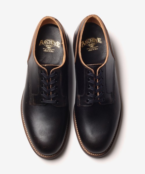 MR.OLIVE(ミスターオリーブ)の「【 ARCHIVETOKYO 】" LEWIS " Type Derby Work Boots(ブーツ・メンズ・ブラック・9h/8h/7h/6h)」の2枚目の写真