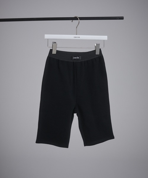 ENVYM（アンビー）の「テレコバイカーパンツ（その他パンツ・レディース・グレー/ブラック・FREE）」の15枚目の写真