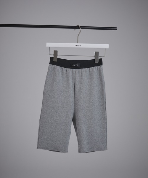 ENVYM（アンビー）の「テレコバイカーパンツ（その他パンツ・レディース・グレー/ブラック・FREE）」の16枚目の写真