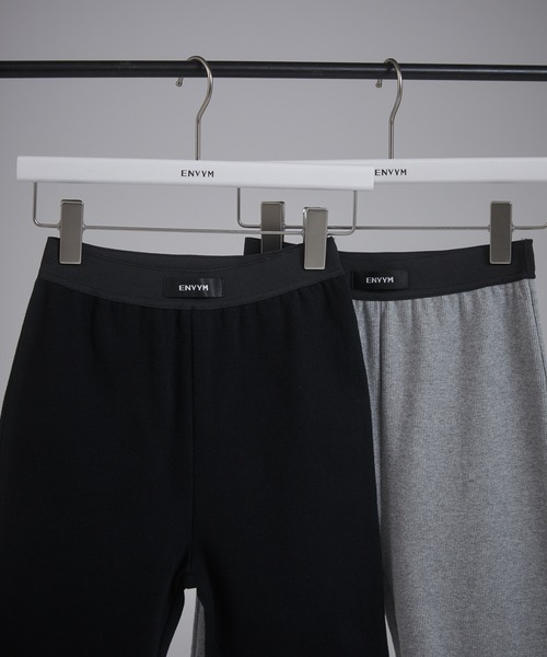 ENVYM（アンビー）の「テレコバイカーパンツ（その他パンツ・レディース・グレー/ブラック・FREE）」の17枚目の写真
