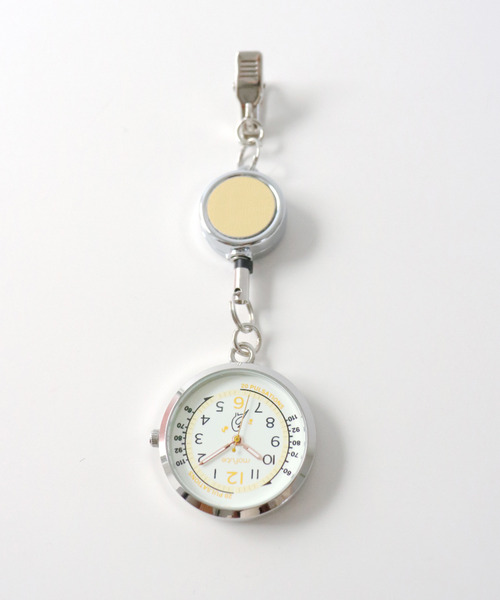 nattito(ナティート)の「〈nattito/ナティート〉Animal Reel Watch/リール付き ナースウォッチ アニマルリール(アナログ腕時計・レディース・ブルー/ブラウン/ピンク/レッド/イエロー・ONE SIZE)」の4枚目の写真