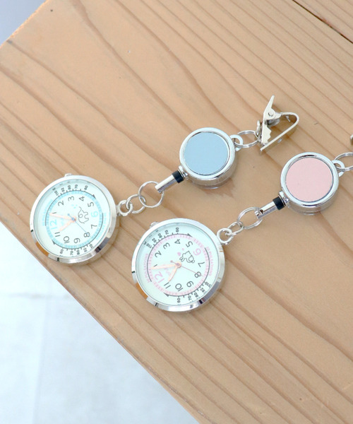 nattito(ナティート)の「〈nattito/ナティート〉Animal Reel Watch/リール付き ナースウォッチ アニマルリール(アナログ腕時計・レディース・ブルー/ブラウン/ピンク/レッド/イエロー・ONE SIZE)」の18枚目の写真