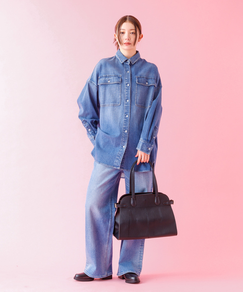 Rouge vif la cle(ルージュヴィフラクレ)の「Avancer/アヴァンセ】クレイマ/トートバッグ【WEB限定】(トートバッグ・レディース・グレイッシュベージュ/ブラック・フリー)」の13枚目の写真