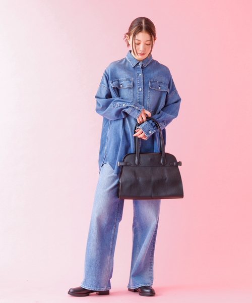 Rouge vif la cle(ルージュヴィフラクレ)の「Avancer/アヴァンセ】クレイマ/トートバッグ【WEB限定】(トートバッグ・レディース・グレイッシュベージュ/ブラック・フリー)」の14枚目の写真