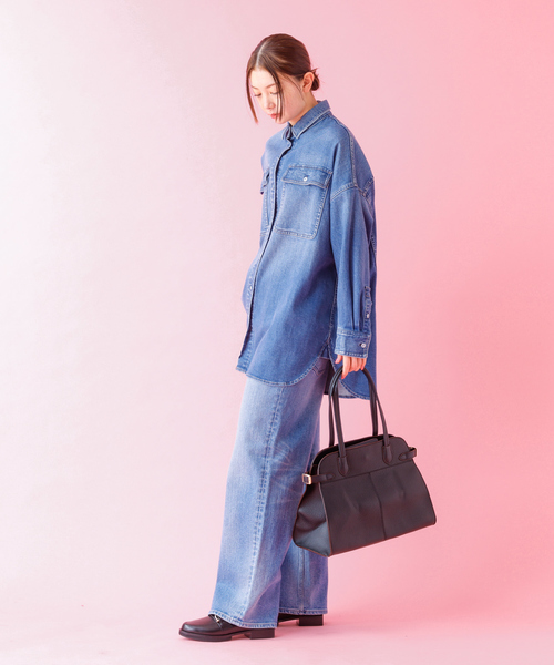 Rouge vif la cle(ルージュヴィフラクレ)の「Avancer/アヴァンセ】クレイマ/トートバッグ【WEB限定】(トートバッグ・レディース・グレイッシュベージュ/ブラック・フリー)」の15枚目の写真