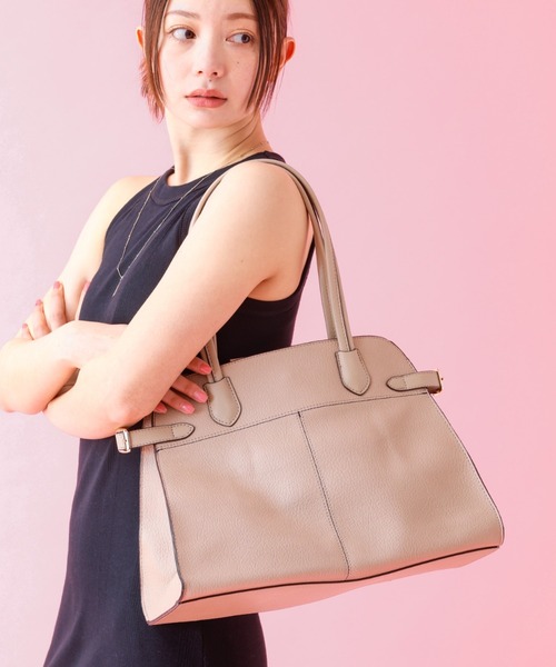 Rouge vif la cle(ルージュヴィフラクレ)の「Avancer/アヴァンセ】クレイマ/トートバッグ【WEB限定】(トートバッグ・レディース・グレイッシュベージュ/ブラック・フリー)」の1枚目の写真