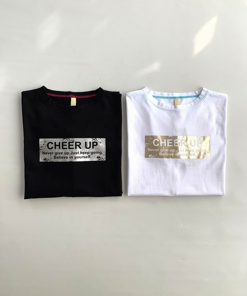 Q(キュー)の「スクエア箔プリントロンT(Tシャツ/カットソー・レディース・ブラック/ホワイト・MEDIUM)」の20枚目の写真