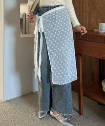 efill | ドット フラワー シアー レイヤード 巻きスカート(スカート)