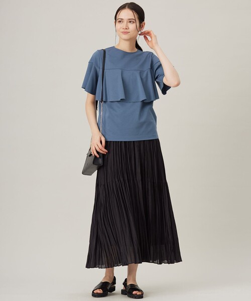 ハンドワッシャープリーツ スカート（スカート）｜自由区（ジユウク