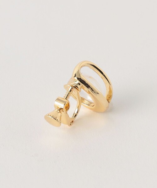 green label relaxing（グリーンレーベルリラクシング）の「クリア シズク メタルフレーム イヤリング（イヤリング・レディース・ゴールド/シルバー/コバルトブルー・FREE）」の11枚目の写真