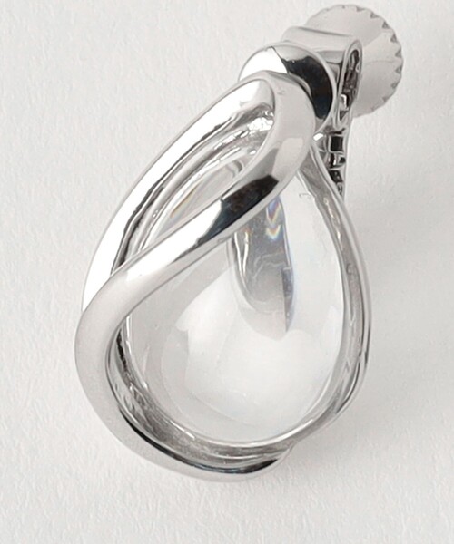 green label relaxing（グリーンレーベルリラクシング）の「クリア シズク メタルフレーム イヤリング（イヤリング・レディース・ゴールド/シルバー/コバルトブルー・FREE）」の14枚目の写真