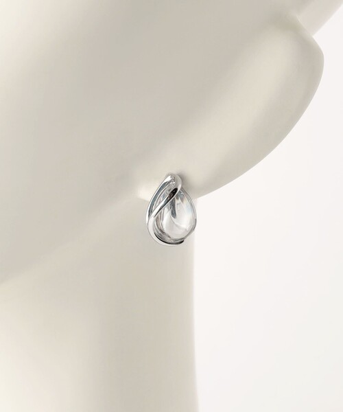 green label relaxing（グリーンレーベルリラクシング）の「クリア シズク メタルフレーム イヤリング（イヤリング・レディース・ゴールド/シルバー/コバルトブルー・FREE）」の15枚目の写真