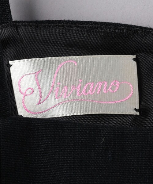セール】＜VIVIANO＞フラワー アップリケ ビスチェ