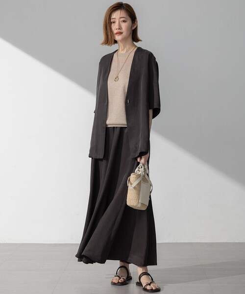 セール】【洗える】シャイニーシアー ドルマン ニット（ニット