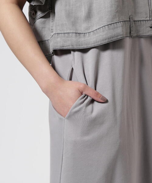 AULA AILA（アウラアイラ）の「AULA AILA/アウラアイラ/別注デニムコンビカットワンピース（ワンピース・レディース・ブラック/グレー・0）」の20枚目の写真