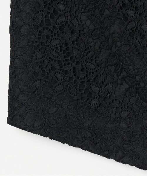 HELIOPOLE(エリオポール)の「EMBROIDERY LACE VEST(ベスト・レディース・アイボリー/ブラック・38)」の7枚目の写真