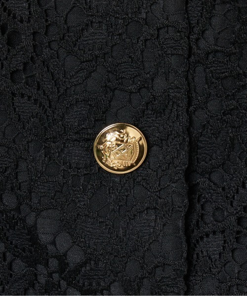 HELIOPOLE(エリオポール)の「EMBROIDERY LACE VEST(ベスト・レディース・アイボリー/ブラック・38)」の8枚目の写真
