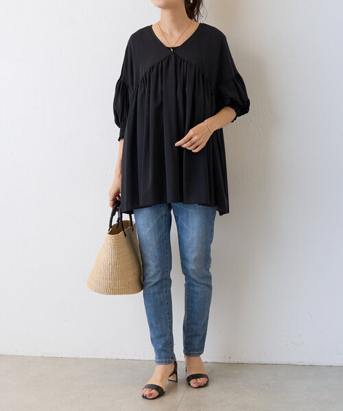 BEARDSLEY(ビアズリー)の「アバカタルバッグ(かごバッグ・レディース・サーモンピンク/サンドベージュ・FREE)」の6枚目の写真