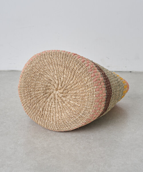 BEARDSLEY(ビアズリー)の「アバカタルバッグ(かごバッグ・レディース・サーモンピンク/サンドベージュ・FREE)」の14枚目の写真