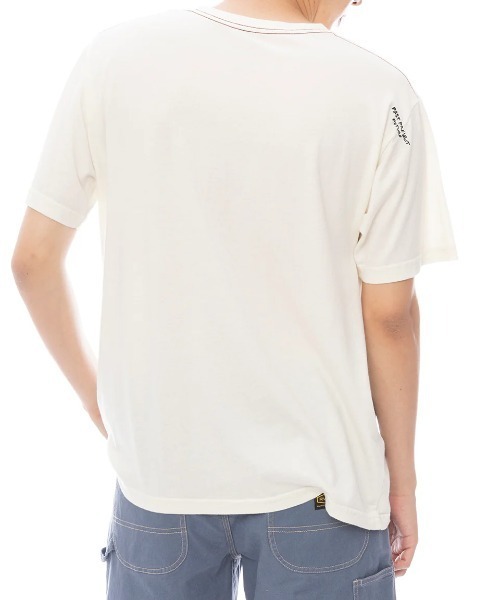 RVCA(ルーカ)の「RVCA メンズ RVCA PFP SS Tシャツ 【2025年春夏モデル】/ルーカロゴクルーネック半袖Tシャツ(Tシャツ/カットソー・メンズ・ブラック系その他/ブルー系その他/オフホワイト・LARGE/MEDIUM/X-LARGE/SMALL)」の4枚目の写真
