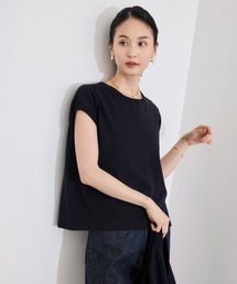 ROPE' | 【洗える】オーガニックコットンハイゲージフレンチスリーブニット(ニット/セーター)