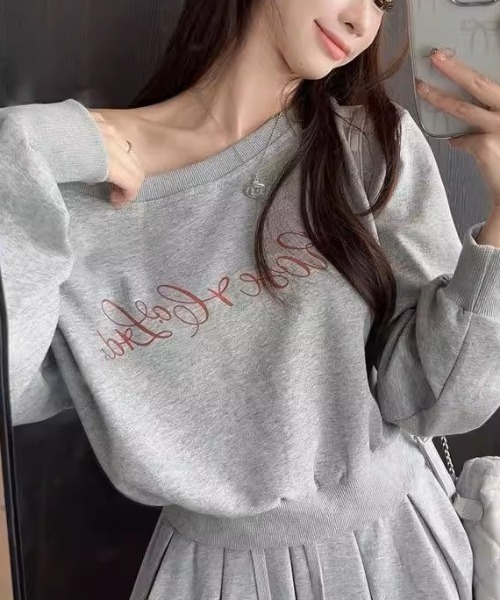 .KOM(ドットコム)の「A'GEM/9 × .kom 『.Kom/ドットケーオーエム』 ワンショルダートップス(Tシャツ/カットソー・レディース・グレー・S)」の3枚目の写真