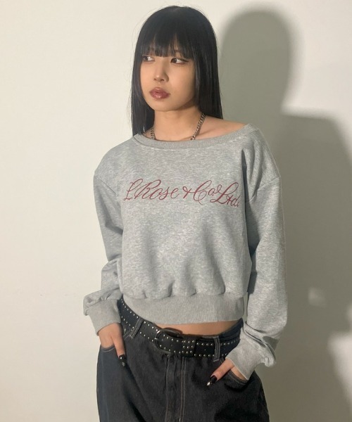 .KOM(ドットコム)の「A'GEM/9 × .kom 『.Kom/ドットケーオーエム』 ワンショルダートップス(Tシャツ/カットソー・レディース・グレー・S)」の12枚目の写真