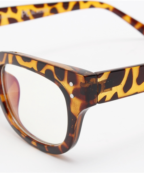 RAGEBLUE(レイジブルー)の「セルフレームPCメガネ/709912(メガネ・メンズ・ダークブラウン/ブラック・FREE)」の6枚目の写真