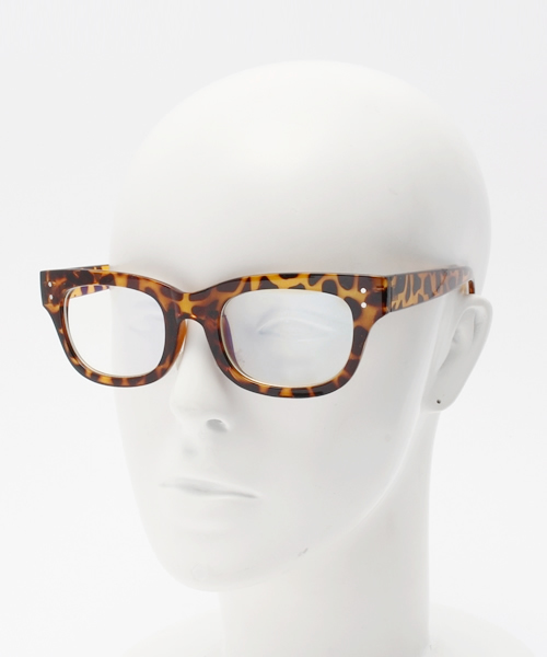 RAGEBLUE(レイジブルー)の「セルフレームPCメガネ/709912(メガネ・メンズ・ダークブラウン/ブラック・FREE)」の10枚目の写真