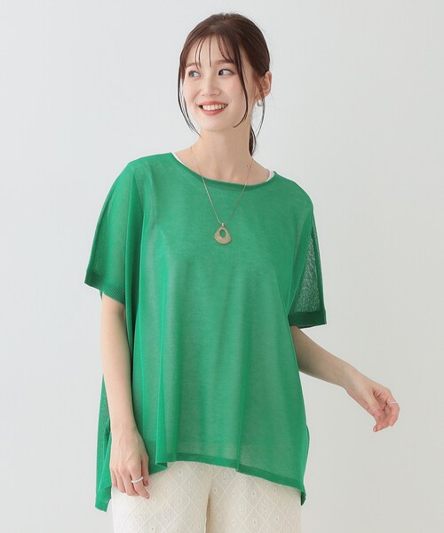 SHOO・LA・RUE(シューラルー)の「【2点セット】インせず着られるシアーニット+タンクトップ(その他トップス・レディース・ライトグレー/グリーン/ブラック/イエロー系その他・01/02/03)」の16枚目の写真