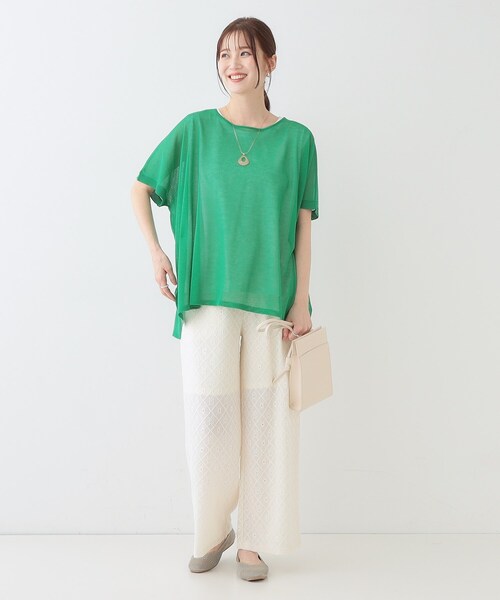 SHOO・LA・RUE(シューラルー)の「【2点セット】インせず着られるシアーニット+タンクトップ(その他トップス・レディース・ライトグレー/グリーン/ブラック/イエロー系その他・01/02/03)」の18枚目の写真