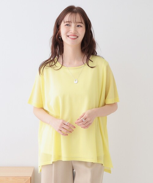 SHOO・LA・RUE(シューラルー)の「【2点セット】インせず着られるシアーニット+タンクトップ(その他トップス・レディース・ライトグレー/グリーン/ブラック/イエロー系その他・01/02/03)」の20枚目の写真