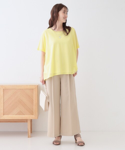 SHOO・LA・RUE(シューラルー)の「【2点セット】インせず着られるシアーニット+タンクトップ(その他トップス・レディース・ライトグレー/グリーン/ブラック/イエロー系その他・01/02/03)」の22枚目の写真