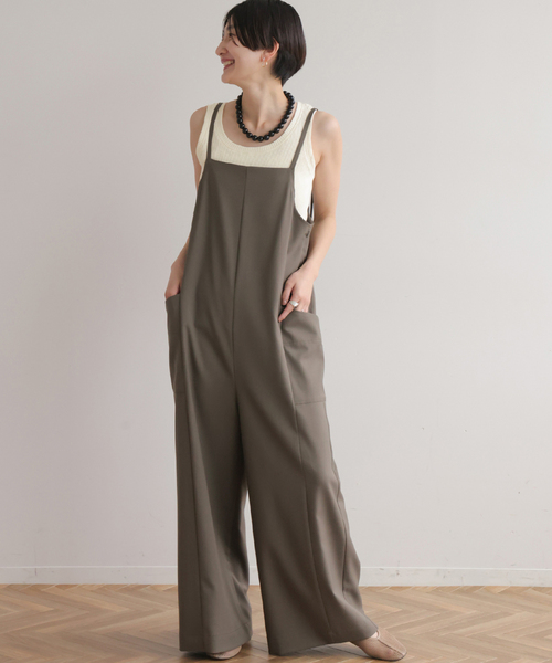 JOURNAL STANDARD relume（ジャーナルスタンダード　レリューム）の「コットンスラブリブタンクトップ（タンクトップ・レディース・ベージュ/アイボリー/チャコールグレー・FREE）」の15枚目の写真