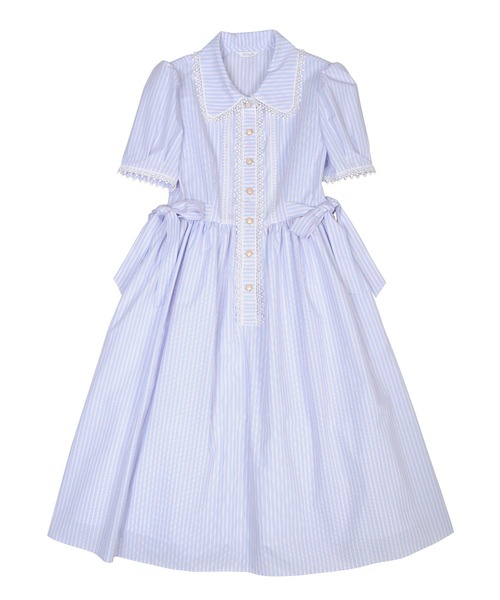 ⭐︎milk ミルク　マドレーヌ dress ドレス　ワンピース　ブルー　美品 セール】Melody ドレス（ドレス）｜MILK（ミルク）の