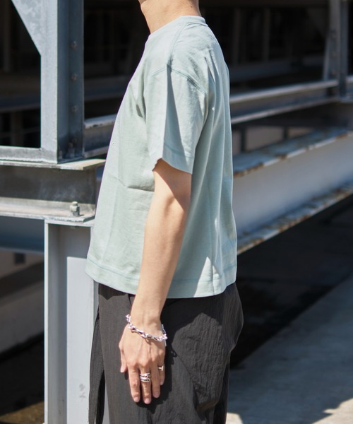 JIAN YE(ジェンイェ)の「CIRCLE T(Tシャツ/カットソー・メンズ・ブルー/ダークグレー・L/M)」の11枚目の写真