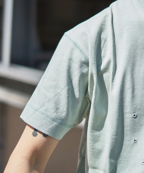 JIAN YE(ジェンイェ)の「CIRCLE T(Tシャツ/カットソー・メンズ・ブルー/ダークグレー・L/M)」の13枚目の写真