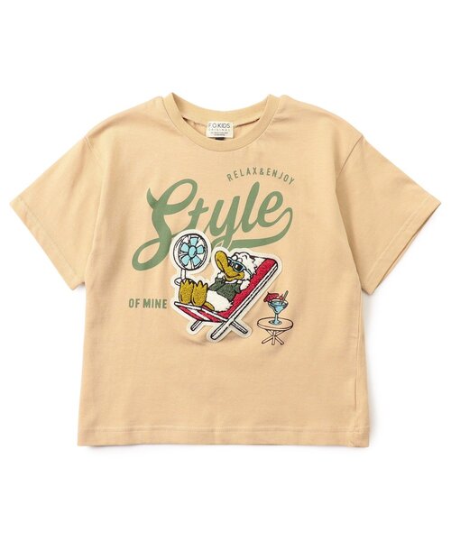 GENANX カラフルTシャツ 3色人気 unisex セール】【ジュニア対応】3柄サガラワッペン半袖Tシャツ（T