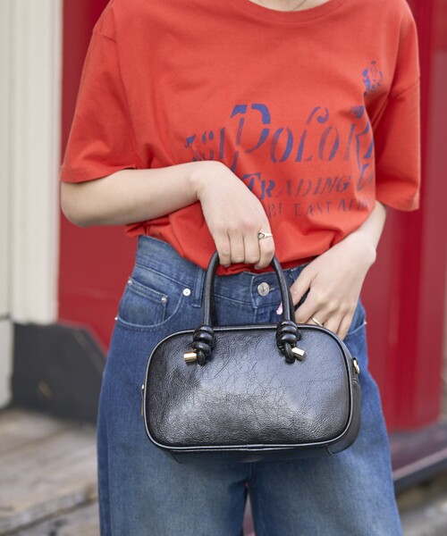 【限定】  ボストンバッグ ネイビー ショルダー セール】限定展開 2WAY ハンドル ショルダー ボストンバッグ