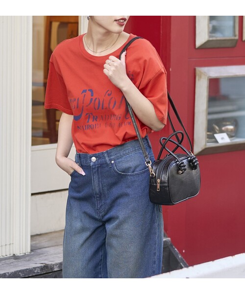 FREAK'S STORE(フリークスストア)の「限定展開 2WAY ハンドル ショルダー ボストンバッグ(ボストンバッグ・レディース・ブラック/シルバー/ナチュラル・ONE SIZE)」の15枚目の写真