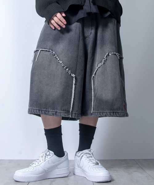 Starting Over(スターティングオーバー)の「wide buggy denim Jorts/ワイド バギー デニム ジョーツ(デニムパンツ・メンズ・ブラック系その他3/ブラック系その他2/ブラック系その他・M/L)」の13枚目の写真