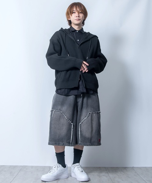 Starting Over（スターティングオーバー）の「wide buggy denim Jorts