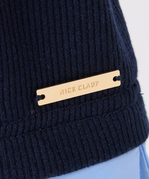 one after another NICE CLAUP（ワンアフターアナザーナイスクラップ）の「シャツドッキングレイヤードトップス（Tシャツ/カットソー・レディース・ブラック/ベージュ/ネイビー/オフホワイト/杢グレー・FREE）」の12枚目の写真