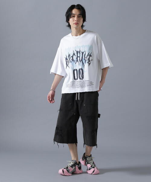 【DankeSchon】SWITCH S/S TEE NYC 2色展開 ブラック ホワイト DankeSchon/ダンケシェーン/SWITCH S/S TEE NYC（Tシャツ