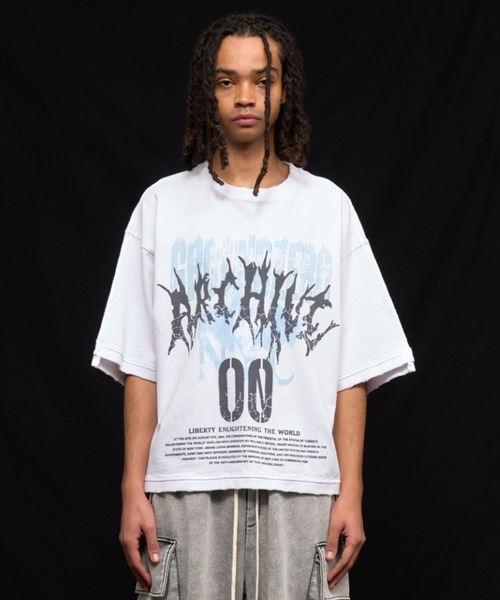 【DankeSchon】SWITCH S/S TEE NYC 2色展開 ブラック ホワイト DankeSchon/ダンケシェーン/SWITCH S/S TEE NYC（Tシャツ