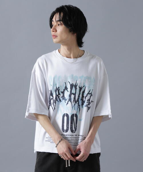 【DankeSchon】SWITCH S/S TEE NYC 2色展開 ブラック ホワイト DankeSchon/ダンケシェーン/SWITCH S/S TEE NYC（Tシャツ