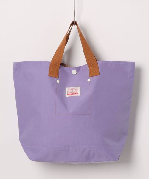 Ocean&Ground（オーシャン&グラウンド）の「ﾚｯｽﾝﾊﾞｯｸ GOODAY（トートバッグ・キッズ・ブルー系その他/ライトパープル/サーモンピンク/ダークネイビー/ライトピンク/エメラルド/ラベンダー/マスタード/ブルー/ターコイズブルー/グリーン/カーキ/ピンク/ベージュ/ダークグリーン/イエロー/レッド・FREE）」の10枚目の写真
