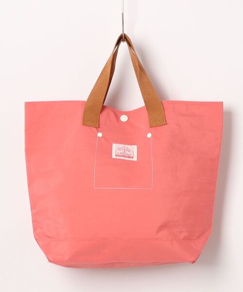 Ocean&Ground（オーシャン&グラウンド）の「ﾚｯｽﾝﾊﾞｯｸ GOODAY（トートバッグ・キッズ・ブルー系その他/ライトパープル/サーモンピンク/ダークネイビー/ライトピンク/エメラルド/ラベンダー/マスタード/ブルー/ターコイズブルー/グリーン/カーキ/ピンク/ベージュ/ダークグリーン/イエロー/レッド・FREE）」の15枚目の写真