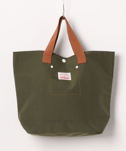 Ocean&Ground（オーシャン&グラウンド）の「ﾚｯｽﾝﾊﾞｯｸ GOODAY（トートバッグ・キッズ・ブルー系その他/ライトパープル/サーモンピンク/ダークネイビー/ライトピンク/エメラルド/ラベンダー/マスタード/ブルー/ターコイズブルー/グリーン/カーキ/ピンク/ベージュ/ダークグリーン/イエロー/レッド・FREE）」の4枚目の写真